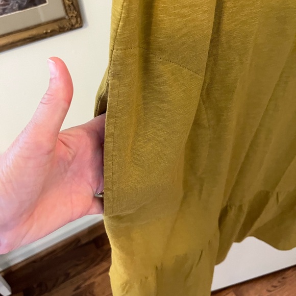 J Jill Flounced Hem Double V Neck Knit Dress size small (tall) NWT - Picture 5 of 6